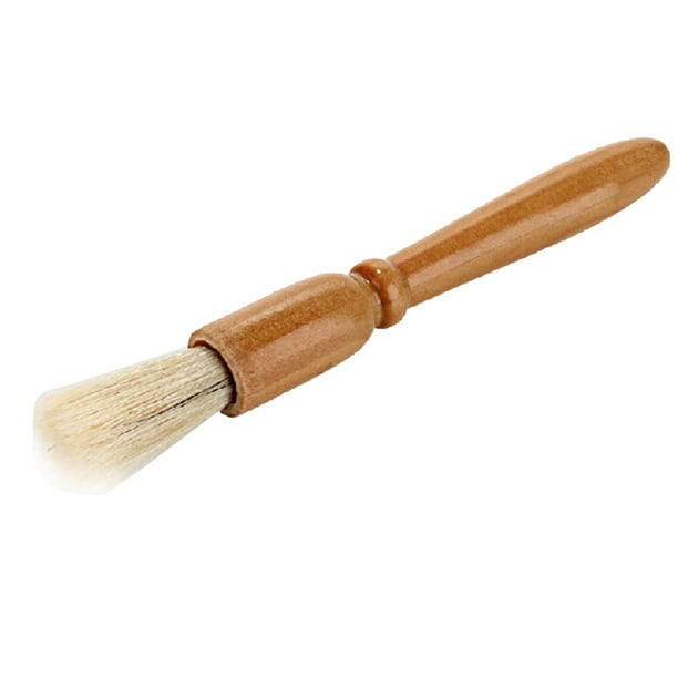 Coffee Grinder Cleaning Brush Wood Handle Natural Bristles Wood Dusting bY`xh